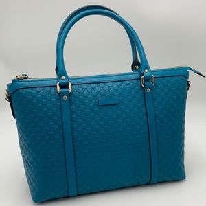 GUCCI Microguccissima Top Handle Tote